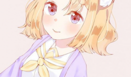 背景少女可爱图片